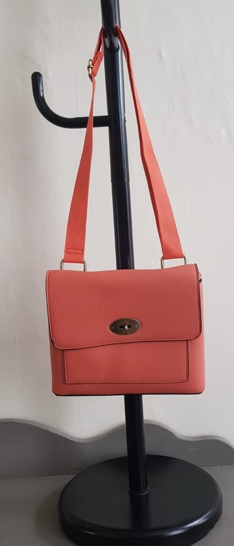 Small Messenger Handbag - Orange