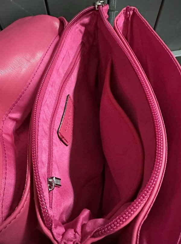 Padded Crossbody Handbag - Rose Pink