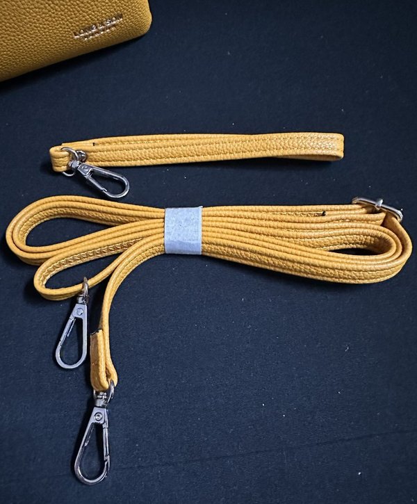 Wristlet/Crossbody Handbag - Yellow