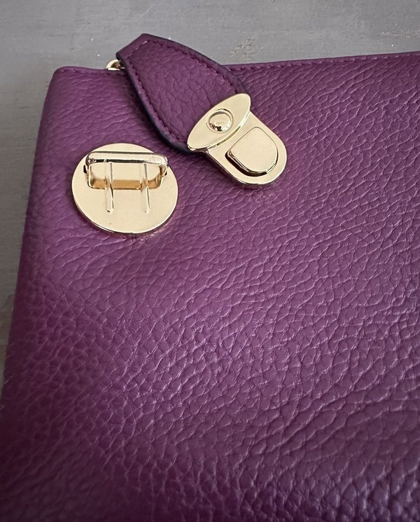 Wristlet/Crossbody Handbag - Purple